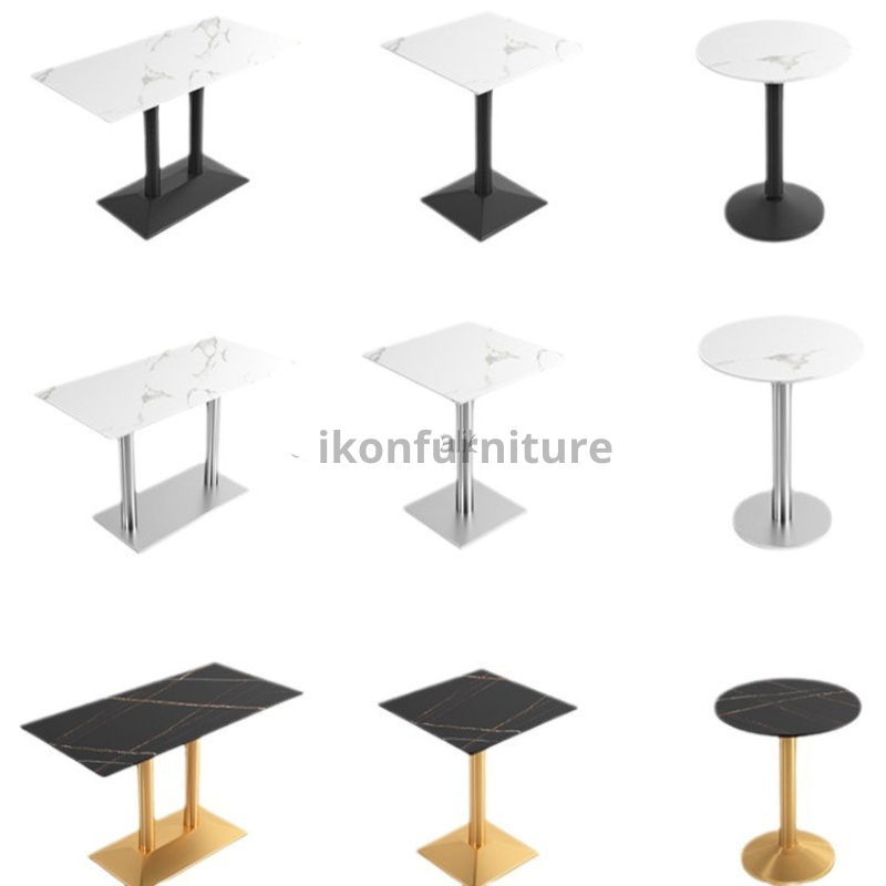 Elegant Marble-Top Dining & Coffee Tables Collection