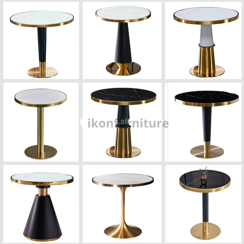 Elegant Marble-Top Dining & Coffee Tables Collection