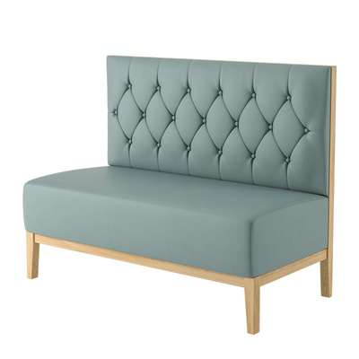 Canapé Moderne Vert Émeraude à Dossier Capitonné Vertical